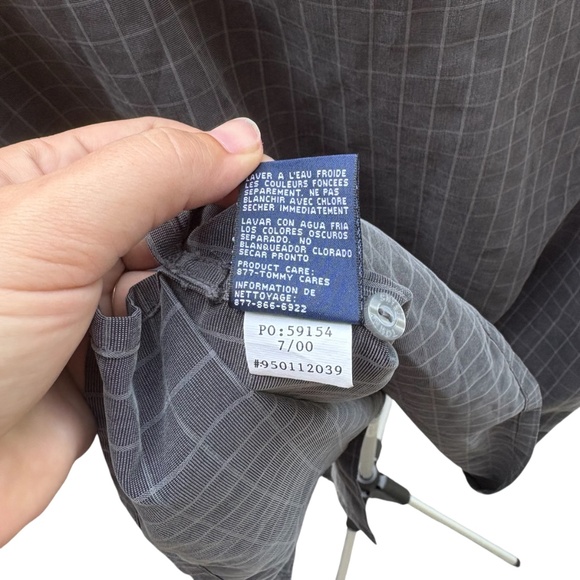 VTG Y2K Mens Tommy by Tommy Hilfiger Gray Button Up Long Sleeve Shirt, Size XXL - Picture 6 of 8